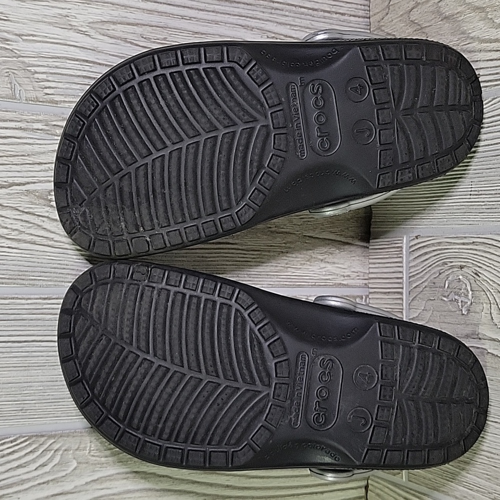 CROCS Kids Shoes in Black with Colorful Accents - Picture 7 of 10